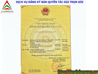 Dịch vụ đăng ký bản quyền TP.HCM