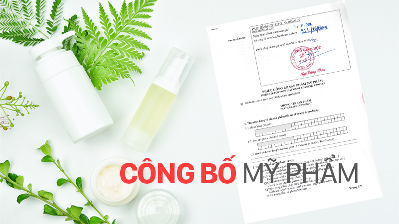 Công bố mỹ phẩm